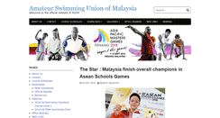 Desktop Screenshot of malaysiaswimming.org